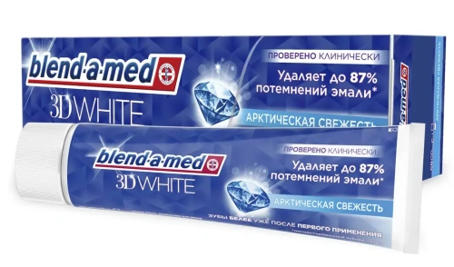 BLEND-A-MED паста зубная 3d white aрктическая свежесть 100мл 937/639